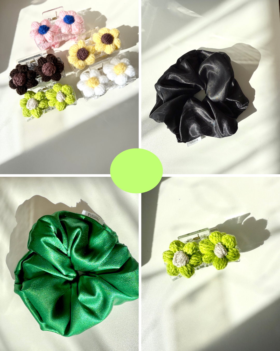 Scrunchies and Claw Clips