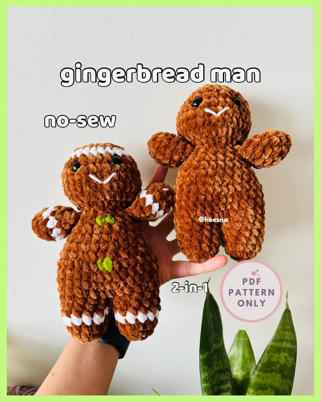 Ginger-Man Crochet Pattern