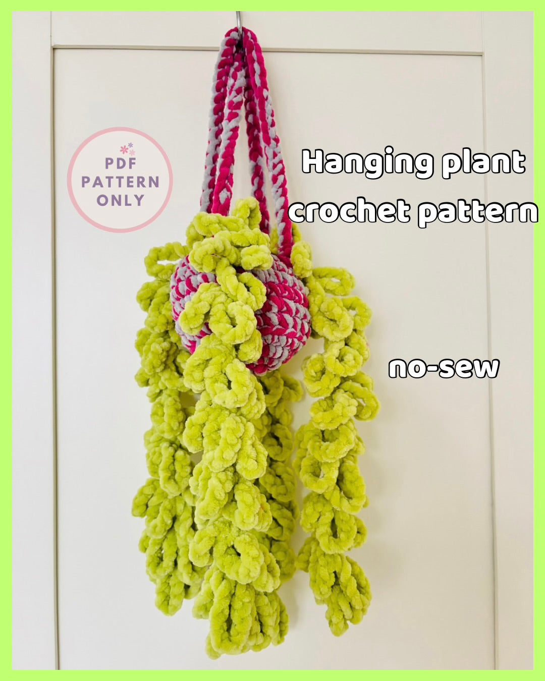 hanging plant crochet pattern