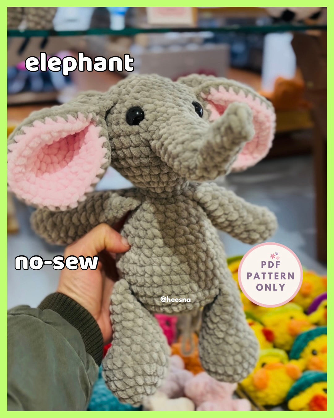 Elephant Crochet Pattern