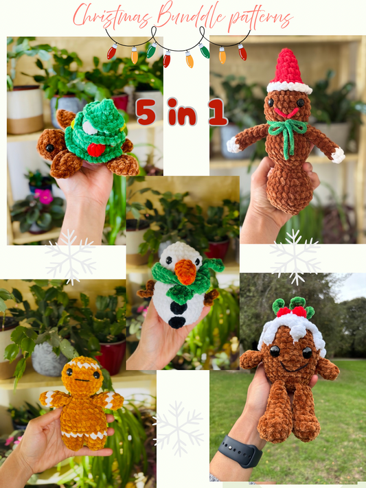 Christmas Bundle Pattern 5 in 1