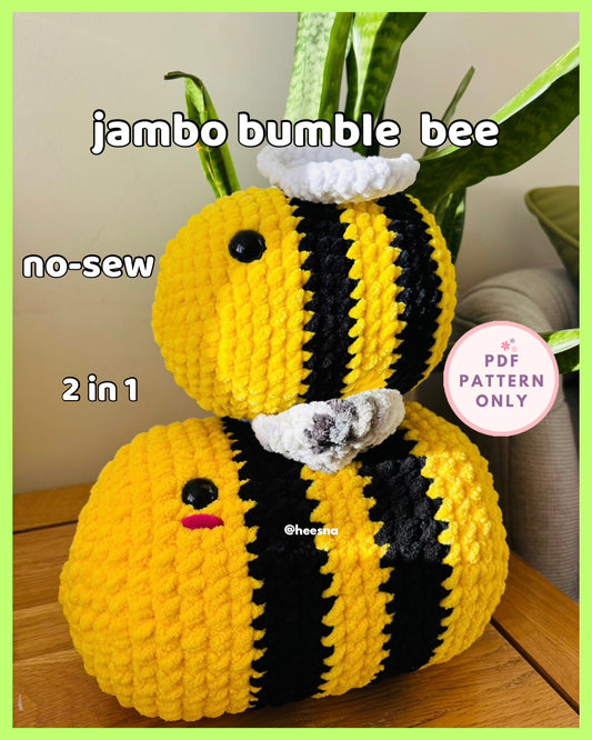 Jambo Bubble Bee Crochet Pattern