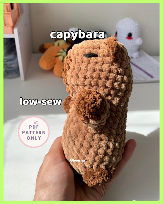 Capybara Crochet Pattern