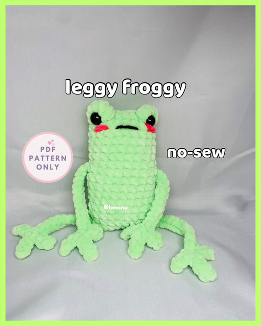 Octopus, Bee and Leggy Frog Pattern (PDF)