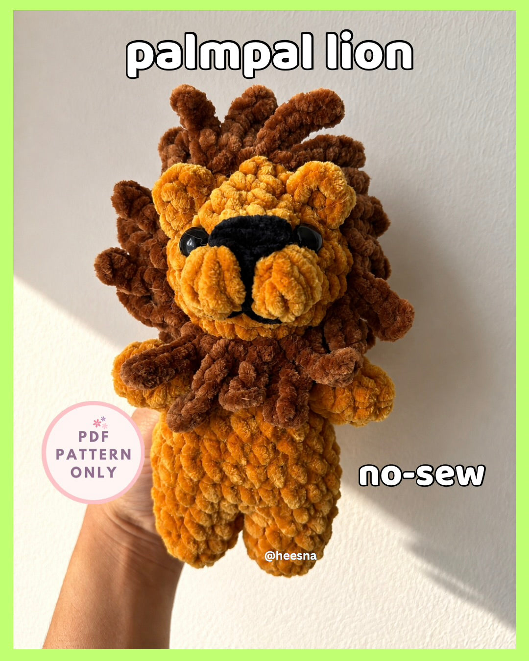 Palmpal Lion Crochet Pattern