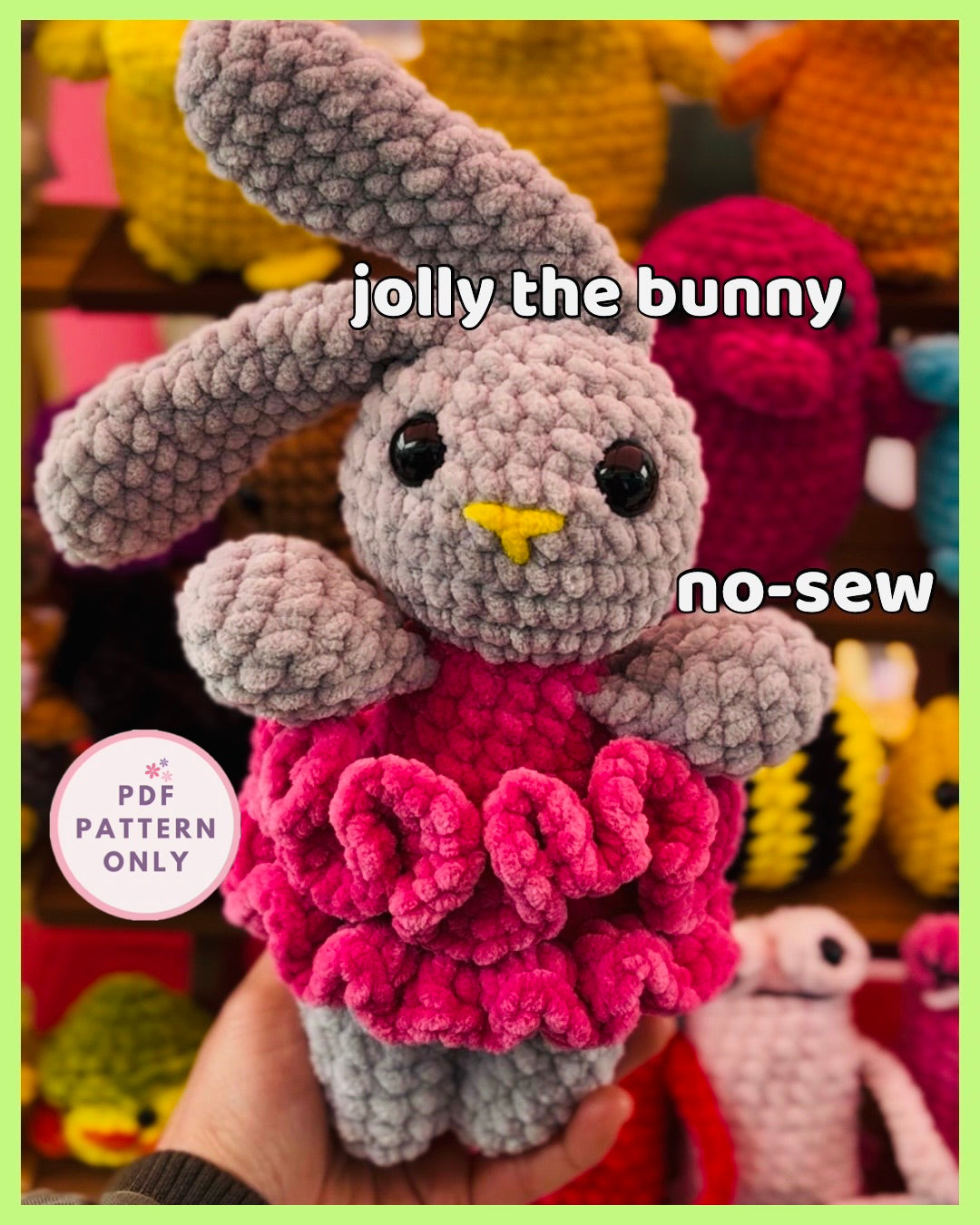 Jolly the Bunny Crochet pattern pdf