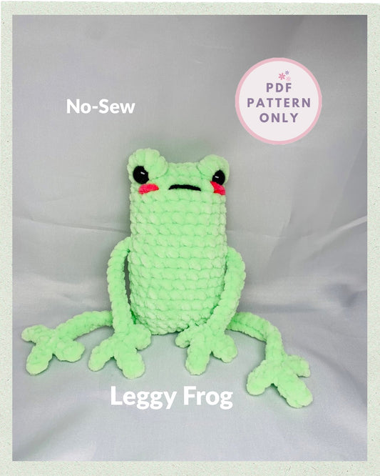 Octopus, Bee and Leggy Frog Pattern (PDF)