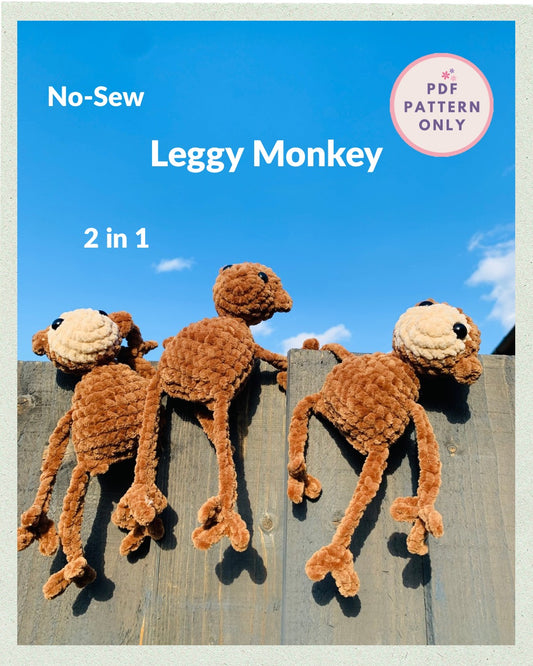 Leggy Monkey Pattern (PDF)