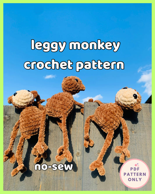 Leggy Monkey Pattern (PDF)