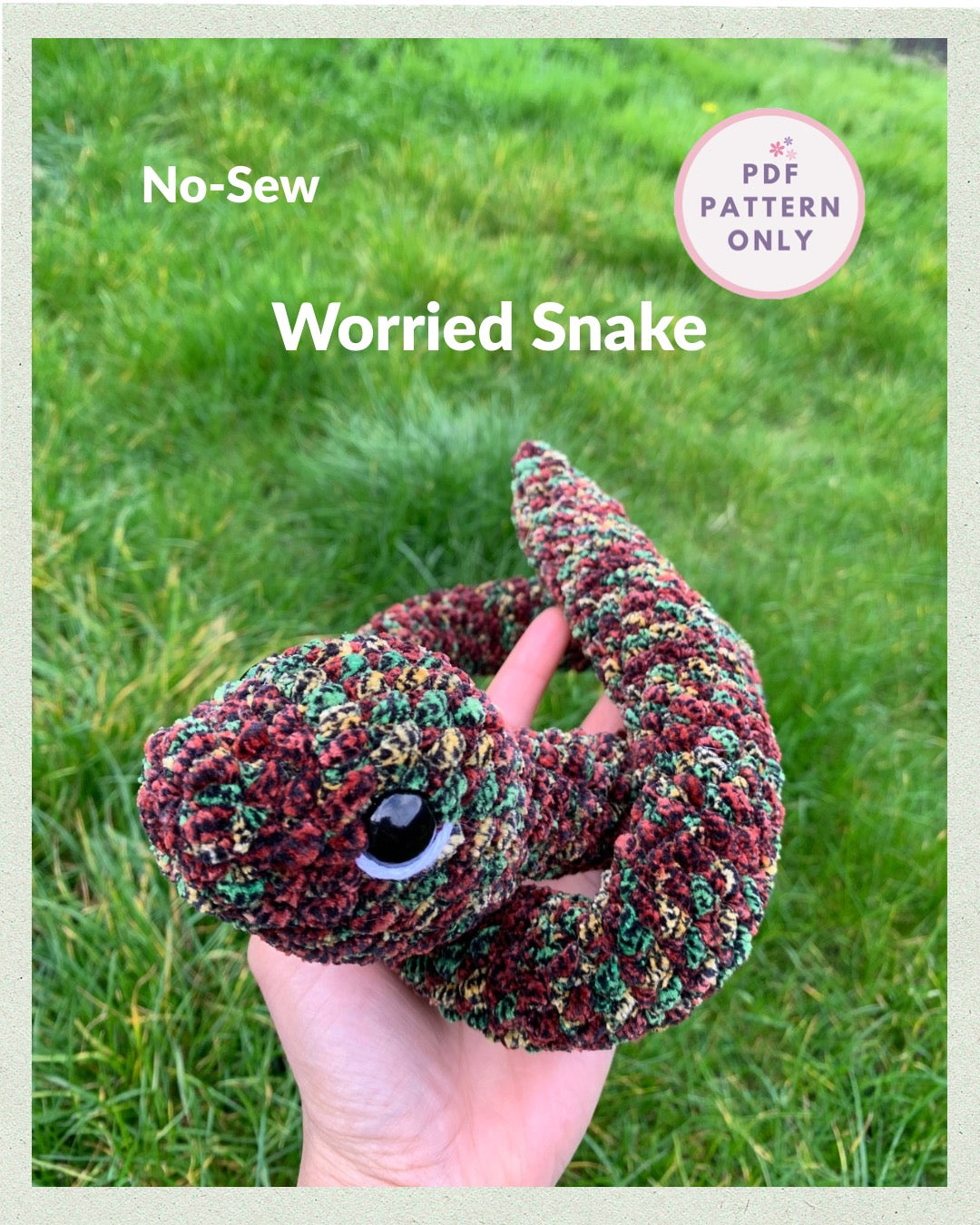 Worried Snake Pattern (PDF)