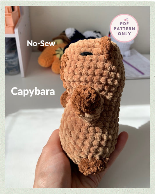 Capybara Crochet Pattern