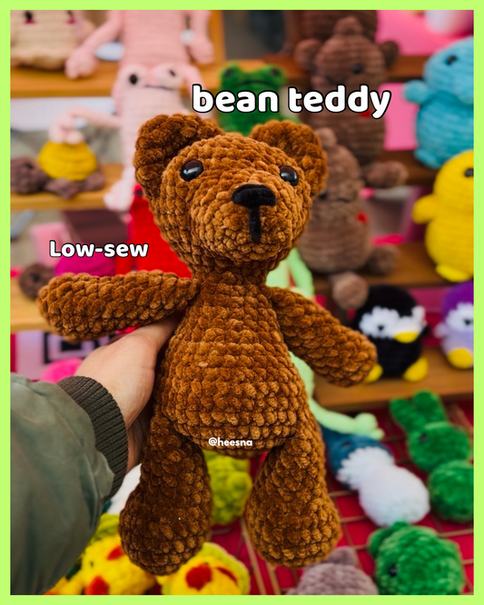 Bean the teddy crochet pattern