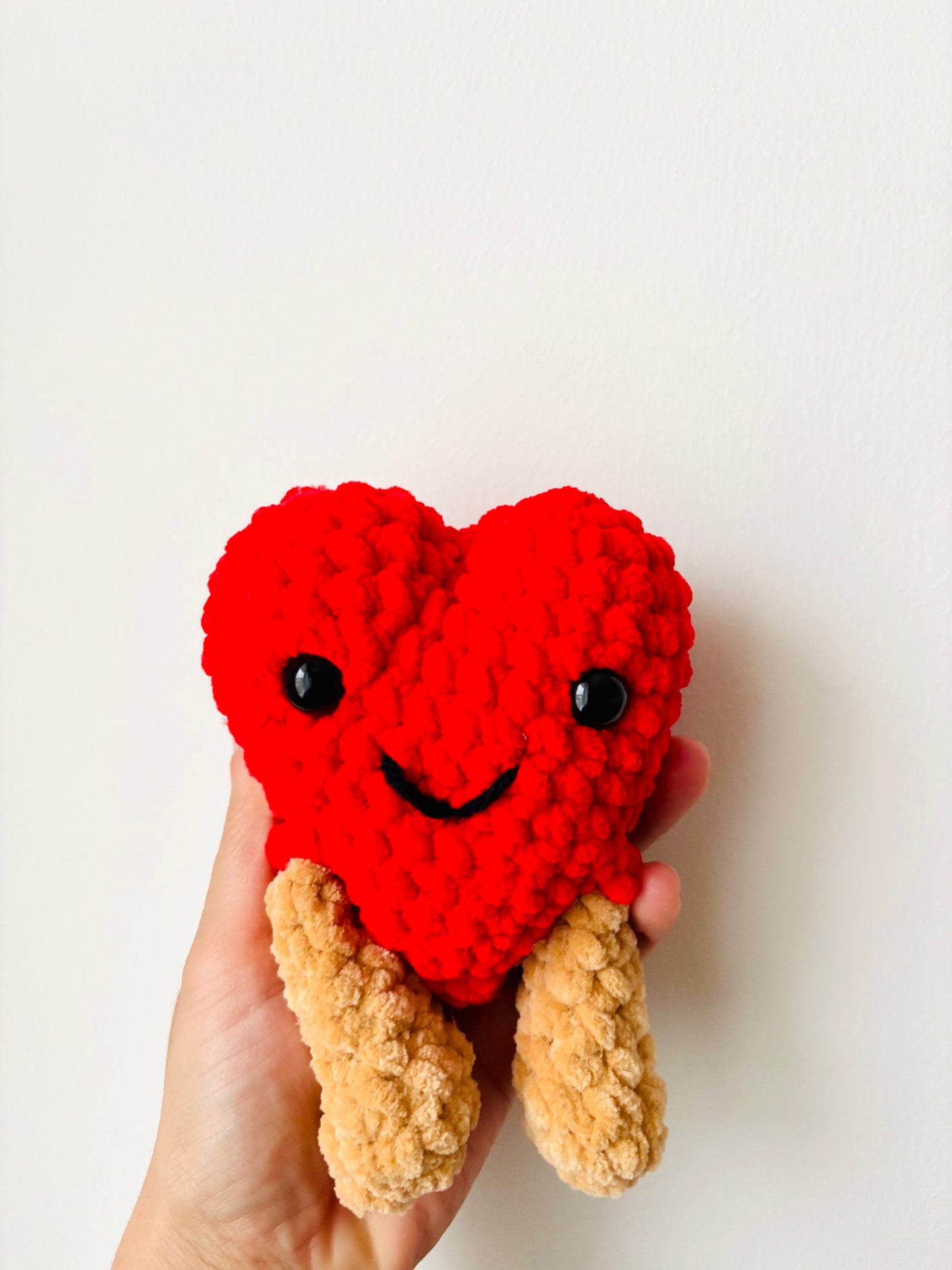 Jelly Leggy Crochet Heart