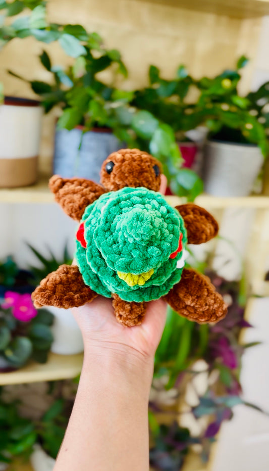Christmas tree turtle crochet pattern