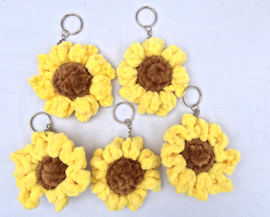 Sunflower keychain