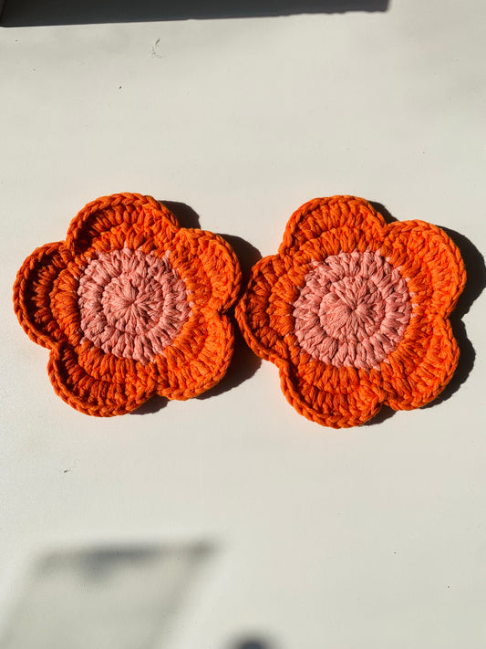 Orange/Pink Coaster